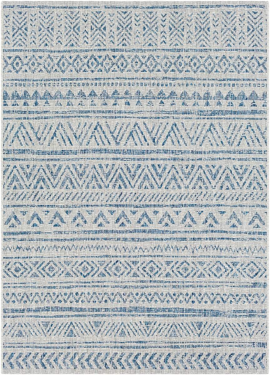 Surya Eagean Eag-2306 Light Blue, Blue, Ink Blue, Taupe Rug.