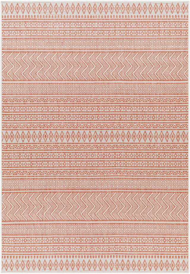 Surya Eagean Eag-2426 Rust, Ivory, Dusty Pink, Dusty Coral Rug.
