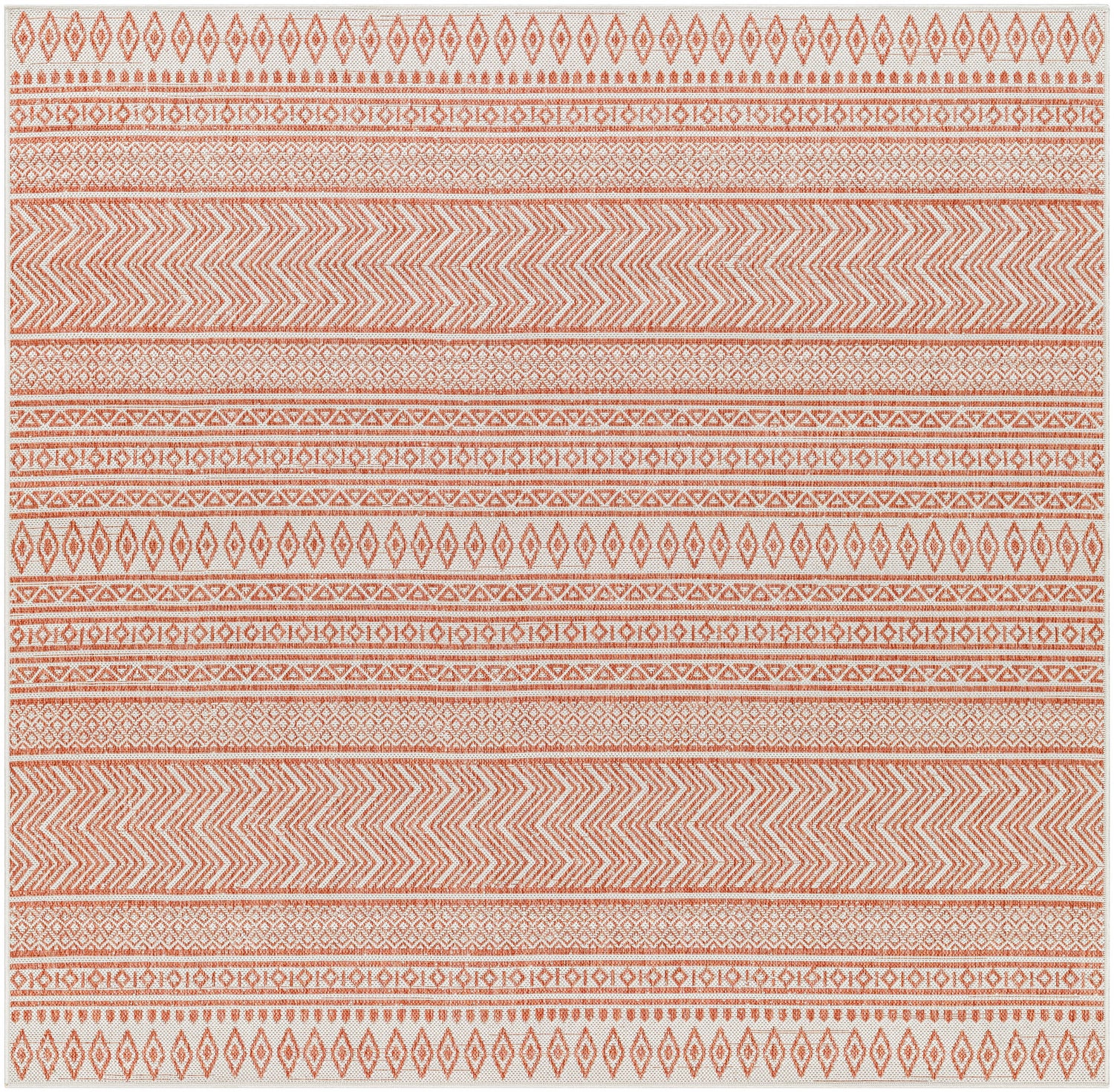 Surya Eagean Eag-2426 Rust, Ivory, Dusty Pink, Dusty Coral Rug.