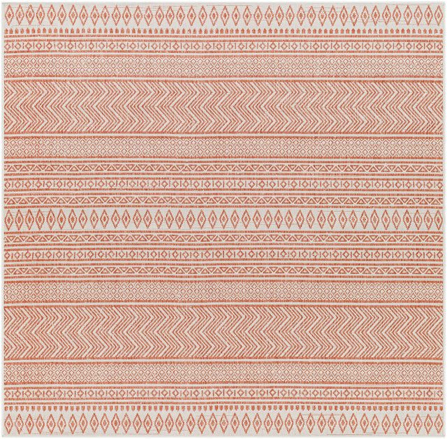 Surya Eagean Eag-2426 Rust, Ivory, Dusty Pink, Dusty Coral Rug.