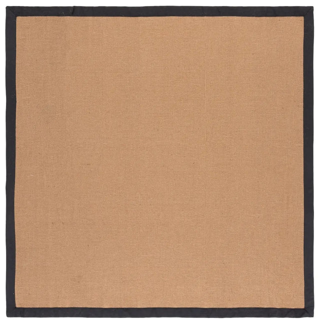 Safavieh Natural Fiber 6'-0" x 6'-0" Rug in Natural / Dark Grey