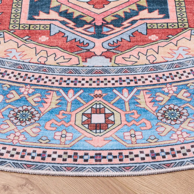 Safavieh Arizona 6'-0" x 6'-0" Rug in Rust / Blue
