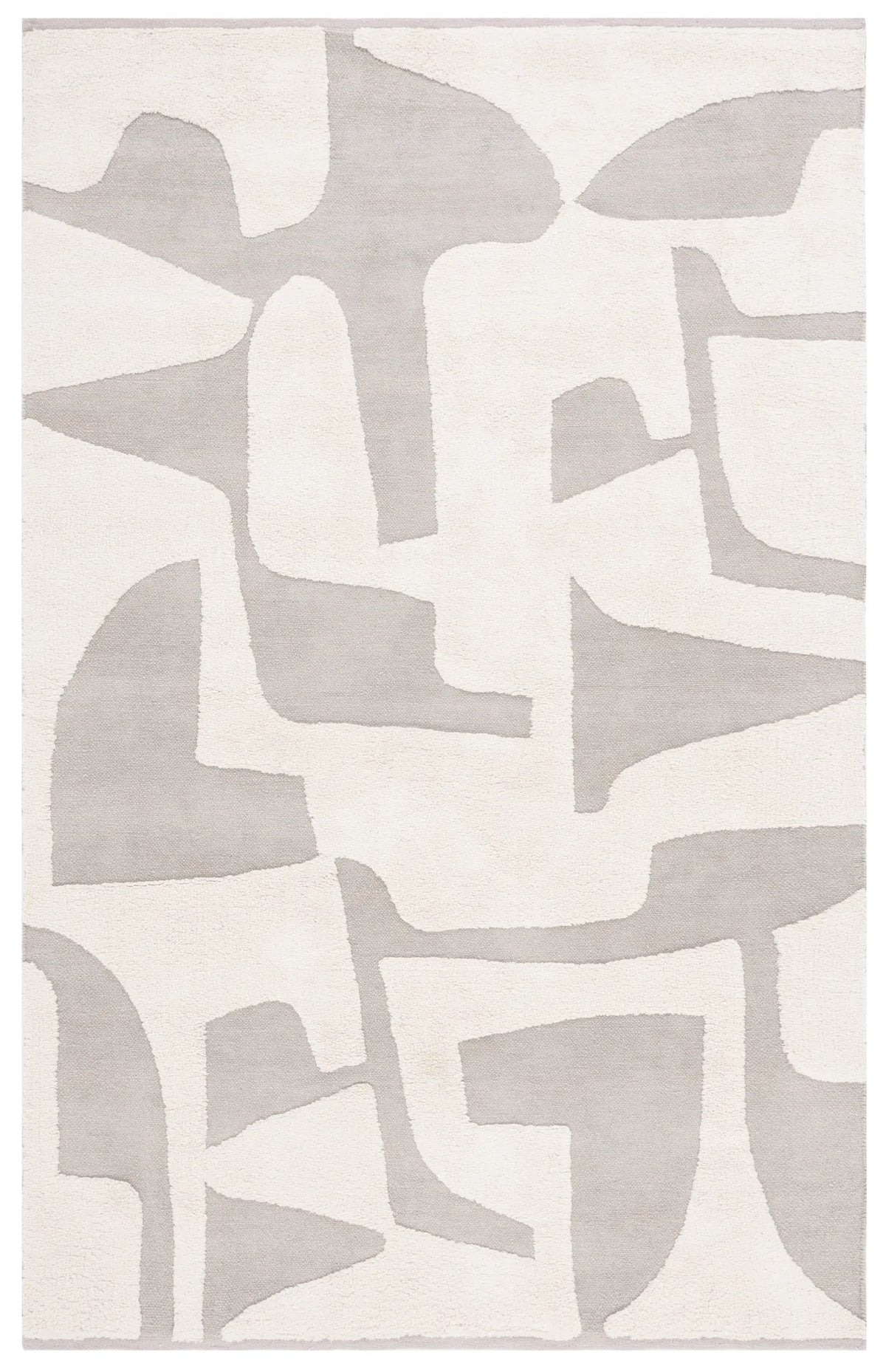 Safavieh Casablanca 4'-0" x 6'-0" Rug in Grey / Ivory