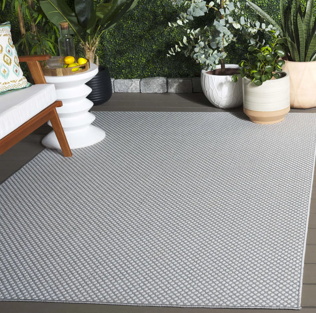 Safavieh Terrace 800 4'-0" x 6'-0" Rug in Grey / Ivory