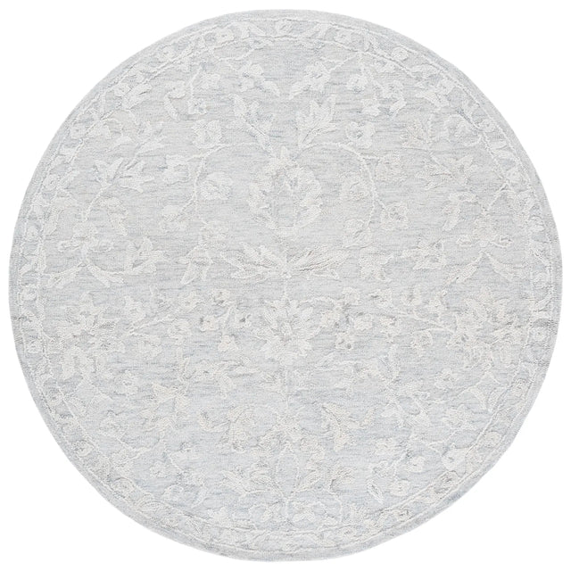 Safavieh Marquee 6'-0" x 6'-0" Rug in Grey / Ivory