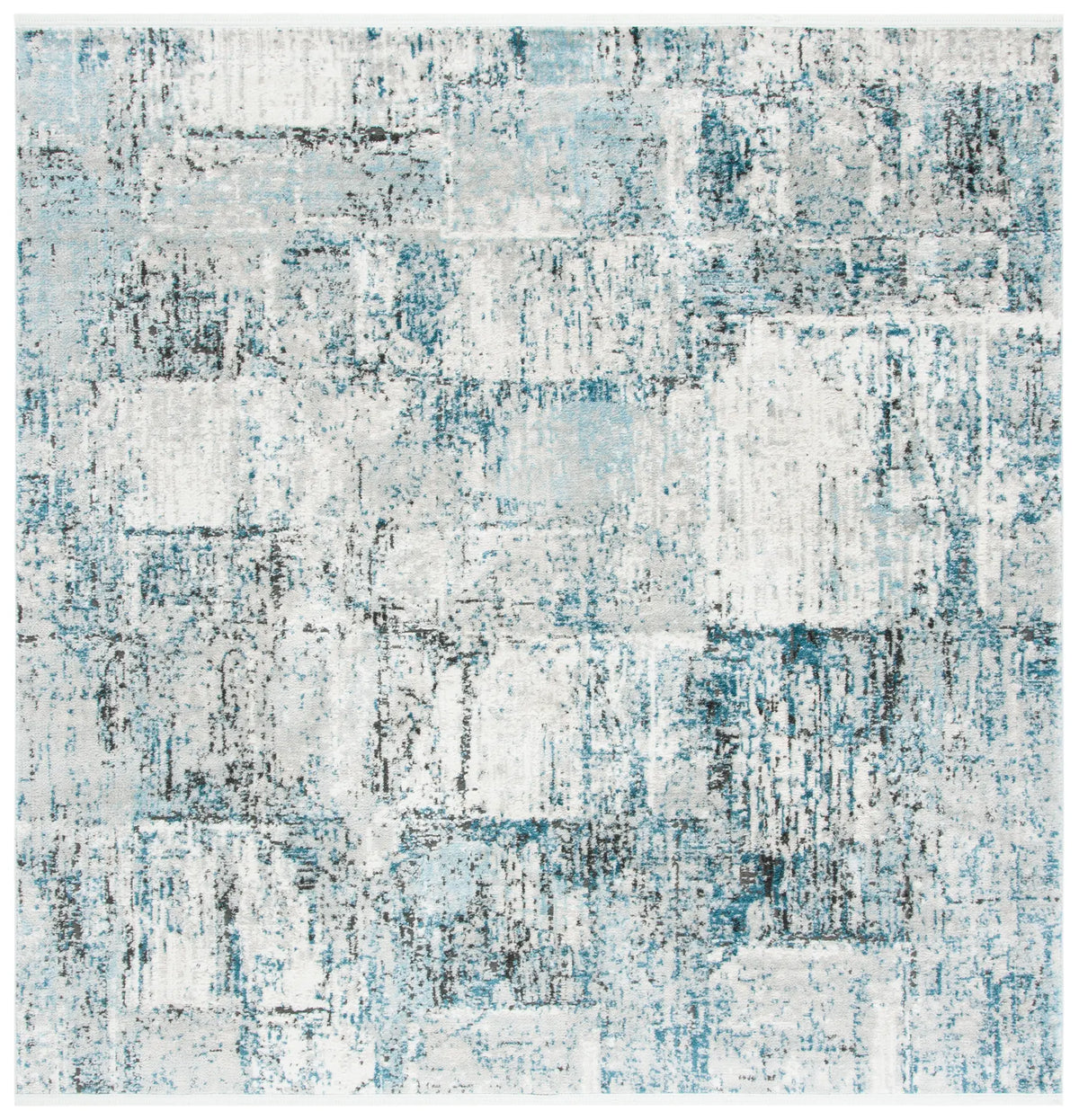 Safavieh Shivan 6'-7" x 6'-7" Rug in Grey / Blue