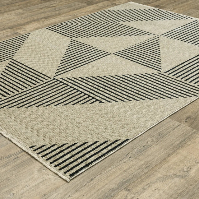 Oriental Weavers Sphinx Capella CAP04 Blue Rugs - angle detail