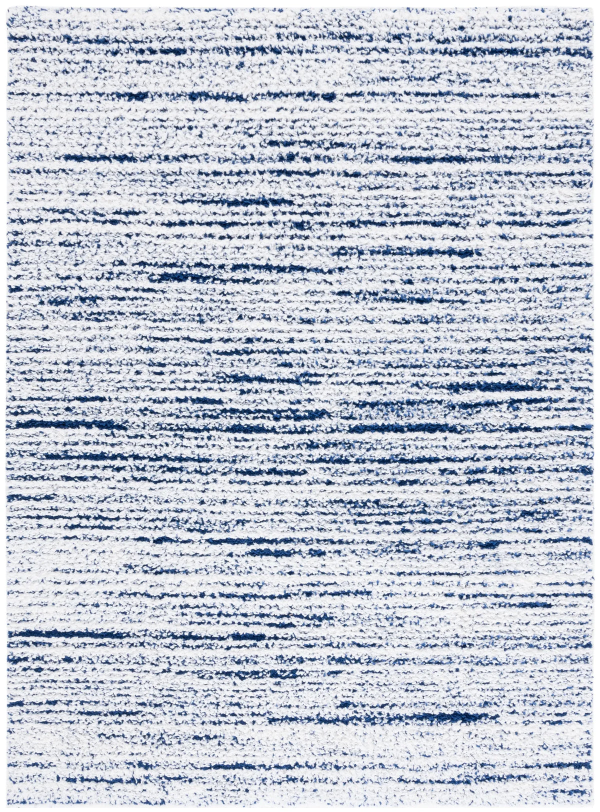 Safavieh Rumi Shag 4'-0" x 6'-0" Rug in Navy / Ivory