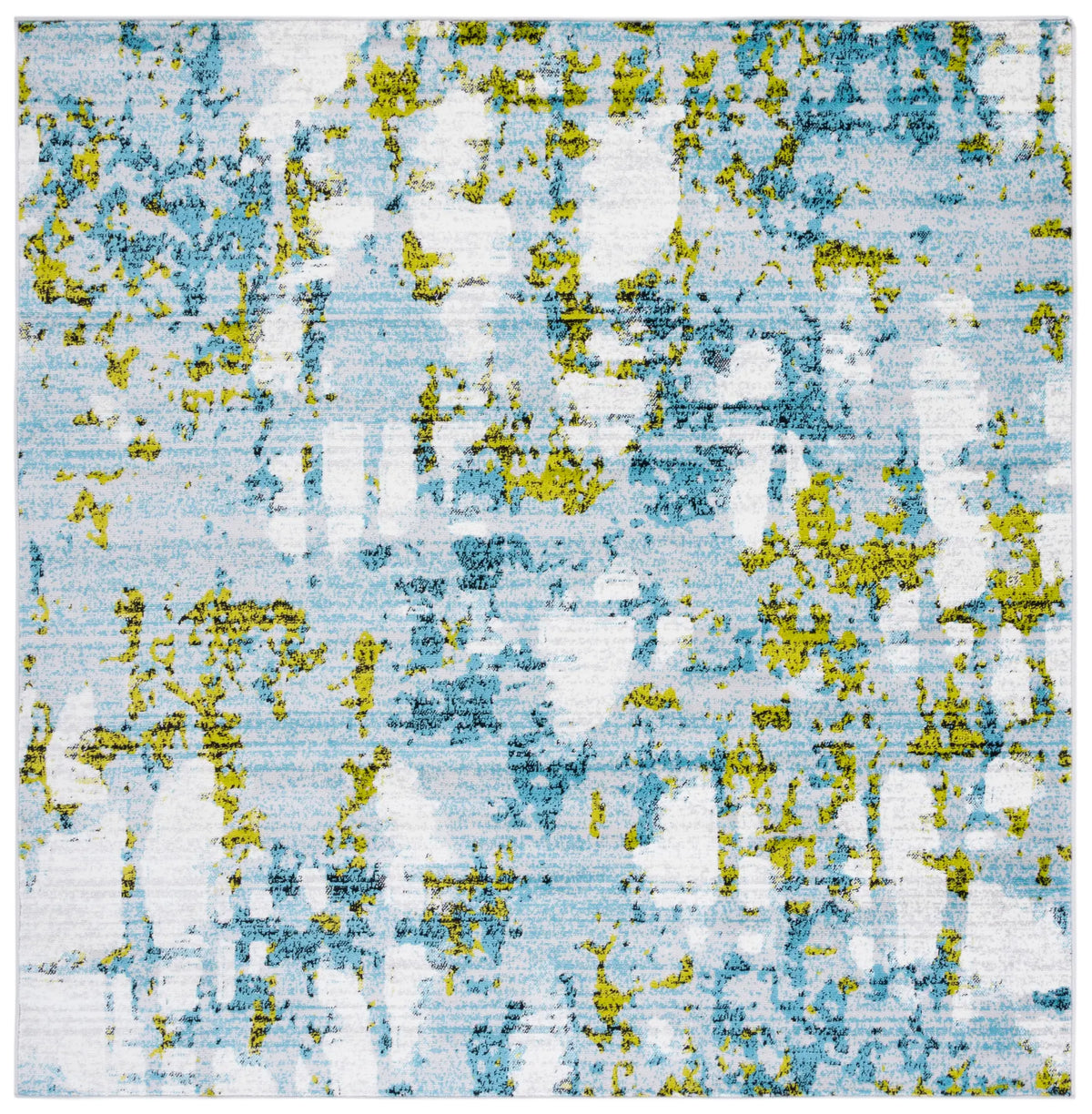 Safavieh Skyler 6'-7" x 6'-7" Rug in Teal / Green