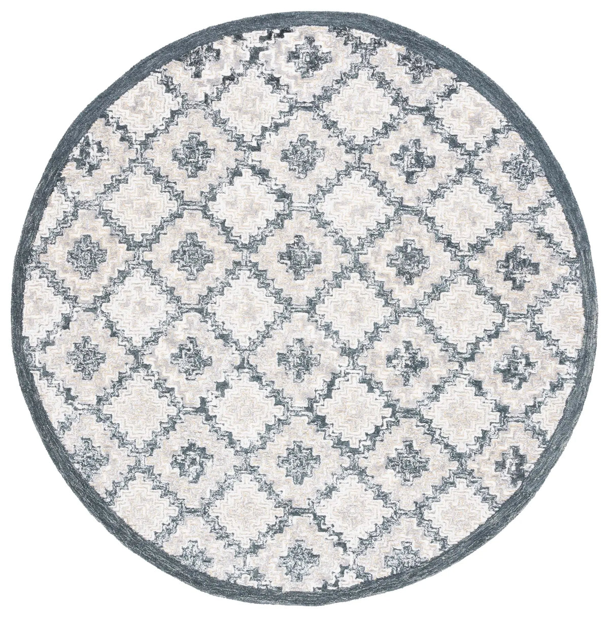 Safavieh Soho 6'-0" x 6'-0" Rug in Grey / Ivory