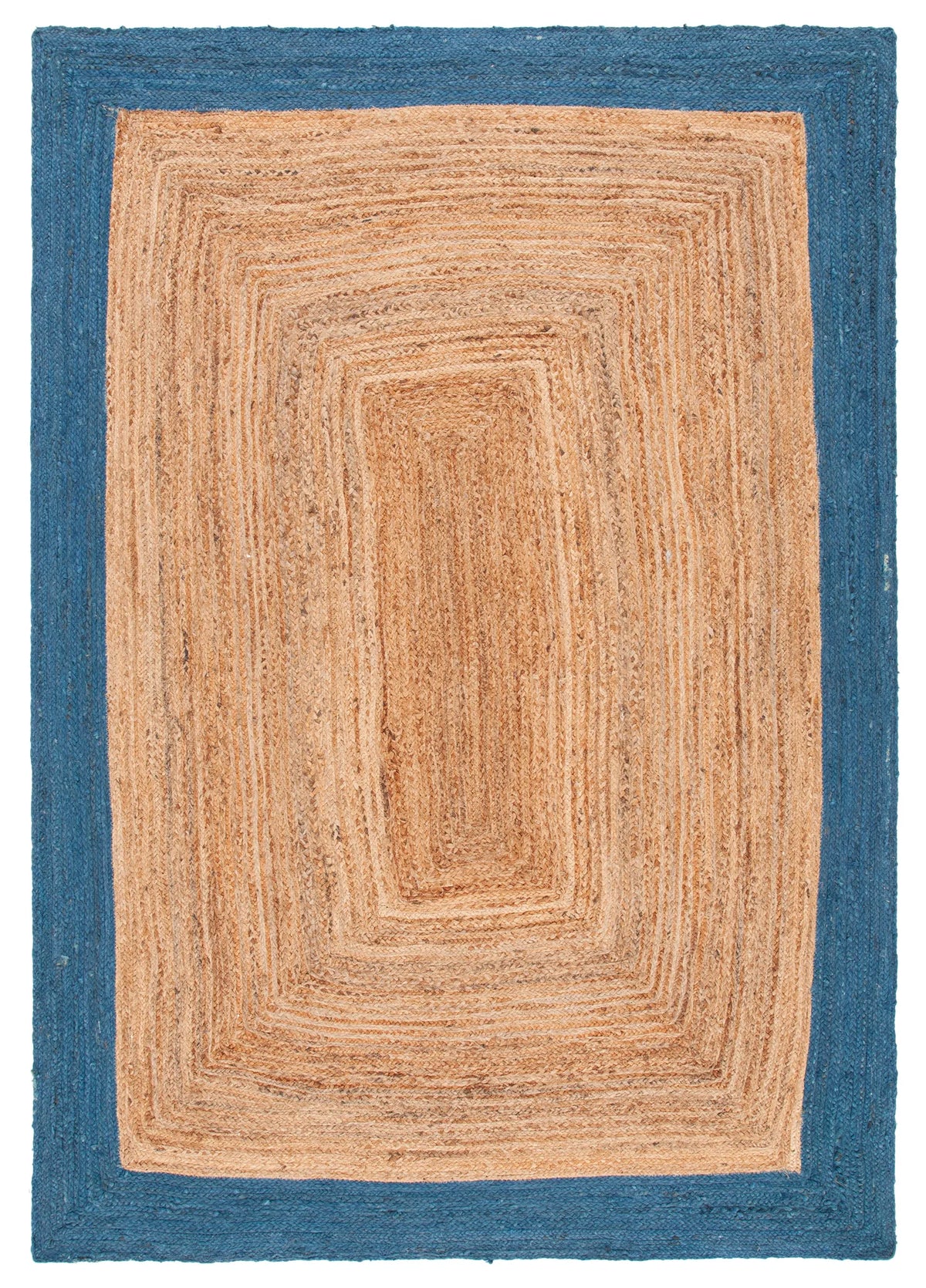 Safavieh Natural Fiber 4'-0" x 6'-0" Rug in Natural / Blue