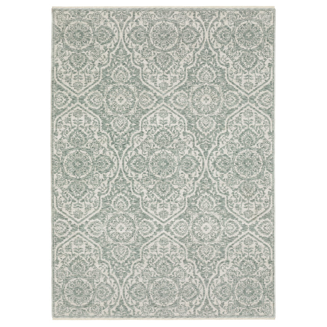 Oriental Weavers Sphinx ECHO ECH02 Green Floral Rugs