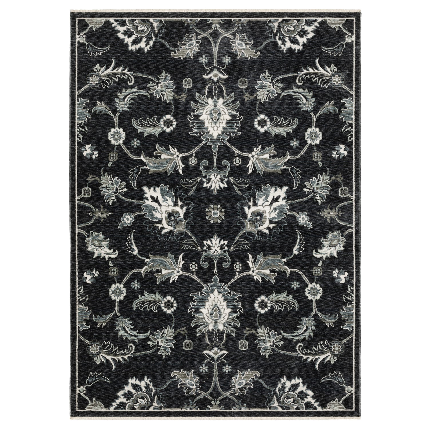 Oriental Weavers Sphinx ECHO ECH05 Blue Floral Rugs