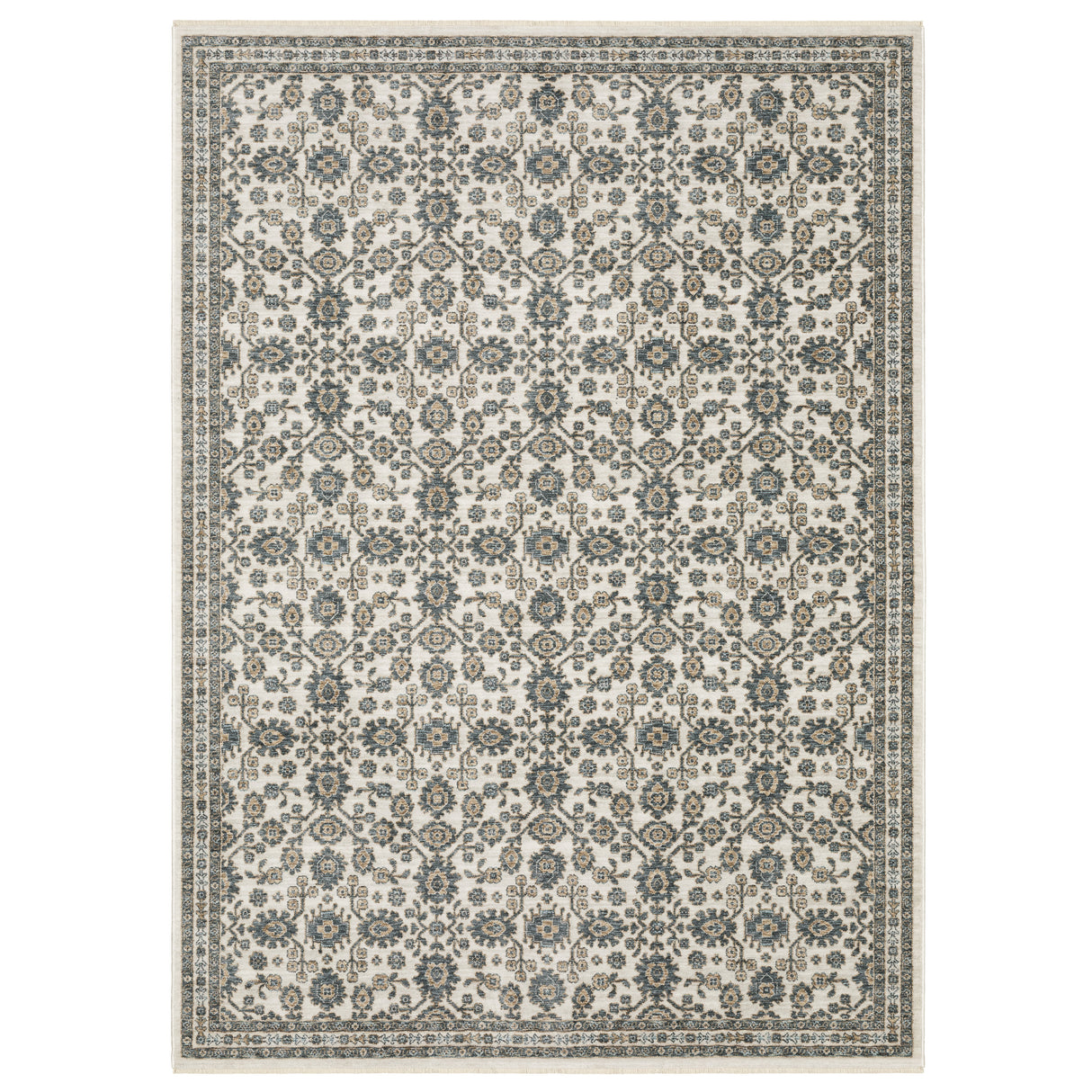 Oriental Weavers Sphinx ECHO ECH06 Ivory Floral Rugs