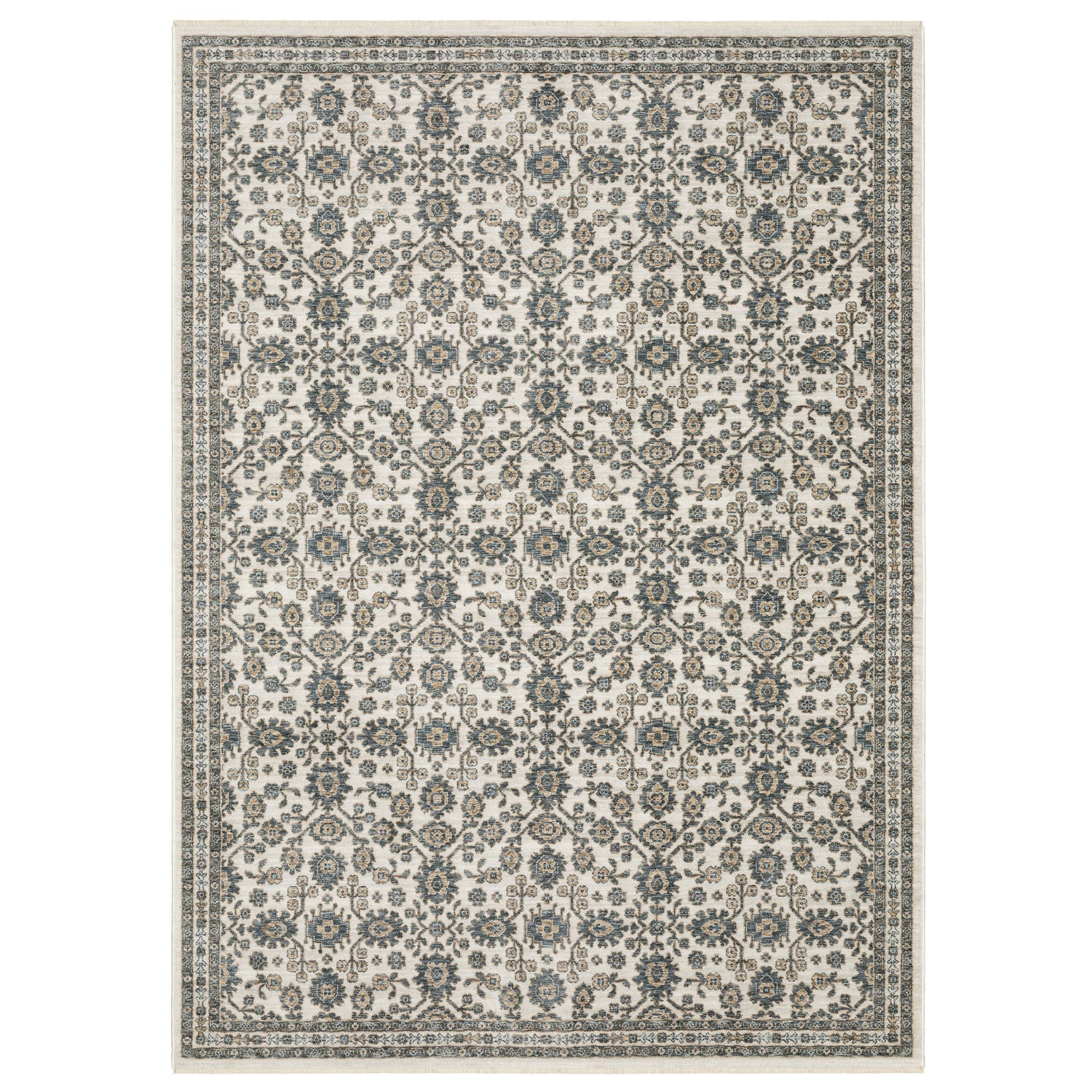 Oriental Weavers Sphinx ECHO ECH06 Ivory Floral Rugs