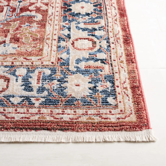 Safavieh Rosewood 4'-0" x 6'-0" Rug in Blue / Red