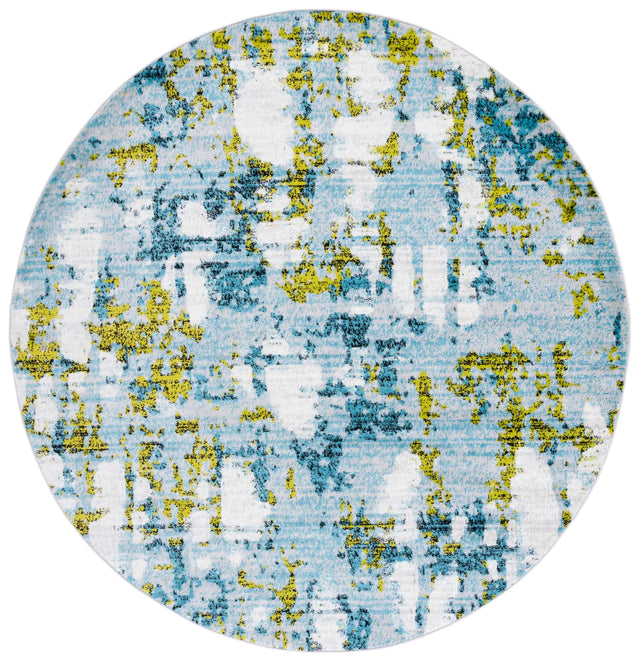 Safavieh Skyler 6'-7" x 6'-7" Rug in Teal / Green