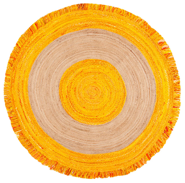 Safavieh Cape Cod 7'-0" x 7'-0" Rug in Gold / Natural