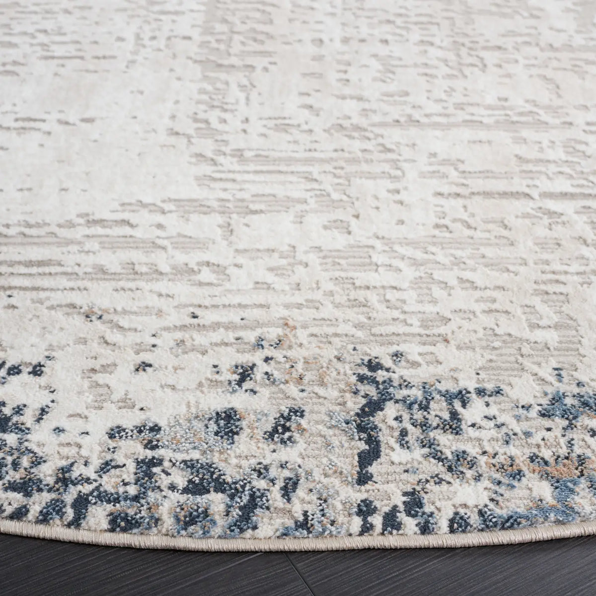 Safavieh Parker 6'-7" x 6'-7" Rug in Taupe / Ivory Blue
