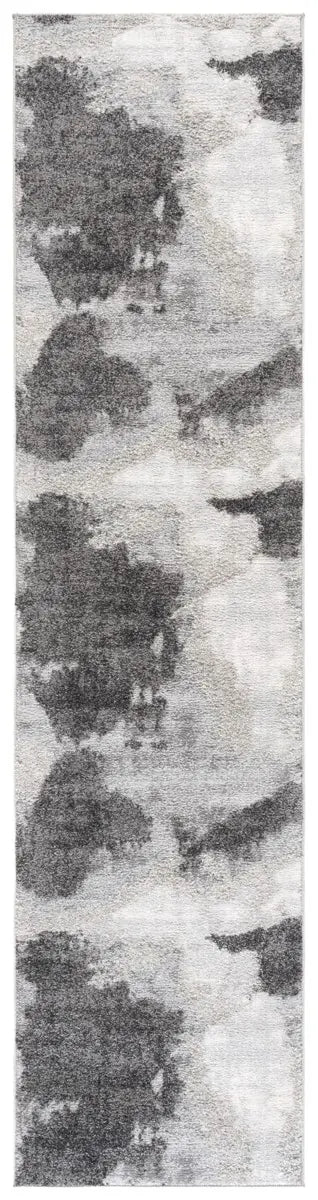 Safavieh Wave 2'-2" x 9'-0" Rug in Grey / Light Grey