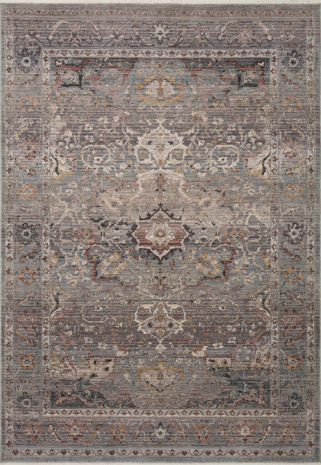 Loloi Lyra Lyr-03 Sky/Multi Rug - main flat