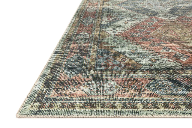 Loloi Skye Sky-06 Apricot/Mist Rugs - rug corner