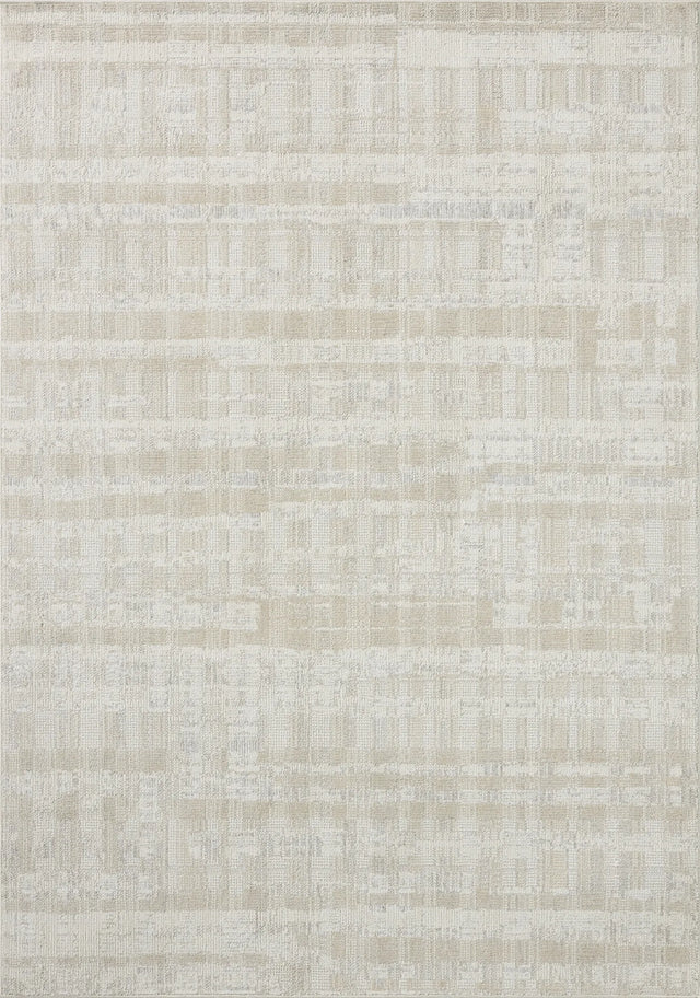 Loloi Roxie ROX-05 Contemporary Power Loomed Ivory, Natural Rug - main flat