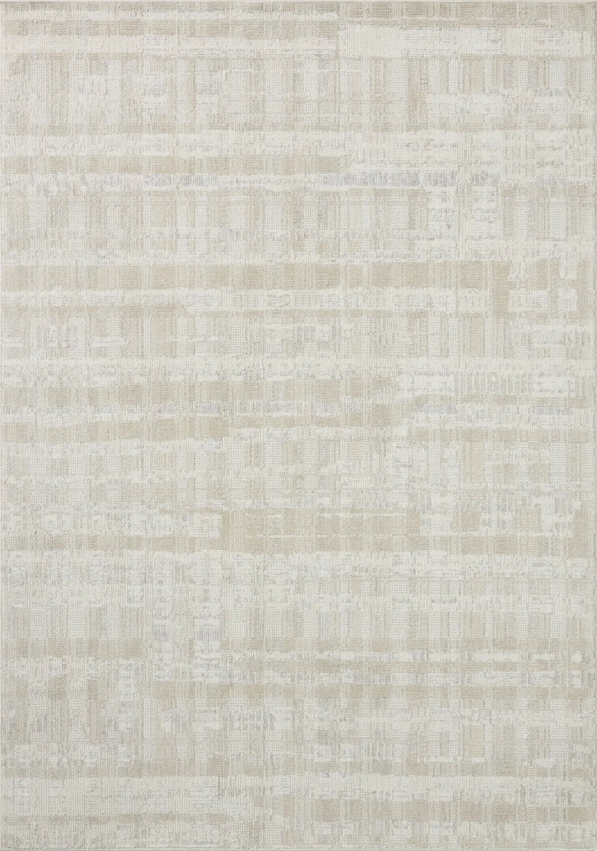 Loloi Roxie ROX-05 Contemporary Power Loomed Ivory, Natural Rug - main flat