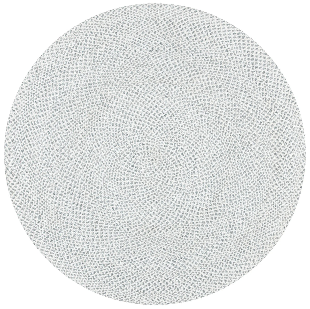 Safavieh Braided 5'-0" x 5'-0" Rug in Silver / Ivory