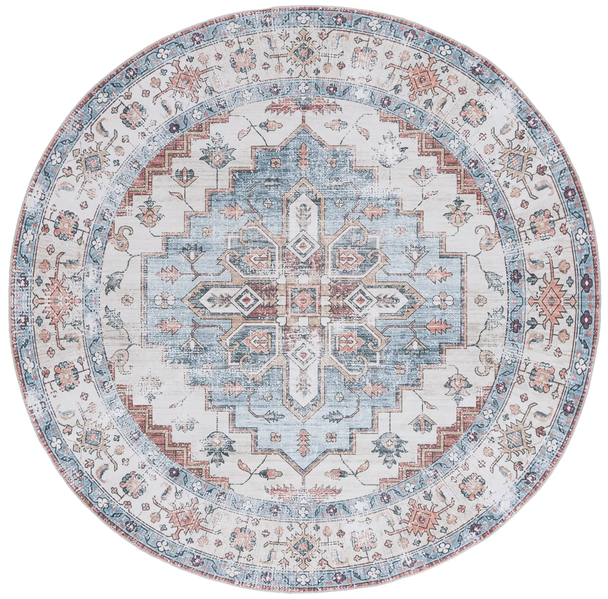 Safavieh Arizona 6'-0" x 6'-0" Rug in Sage / Ivory
