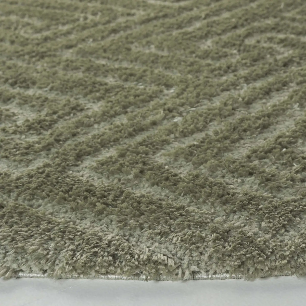 Safavieh Tahoe Shag 5'-0" x 5'-0" Rug in Sage