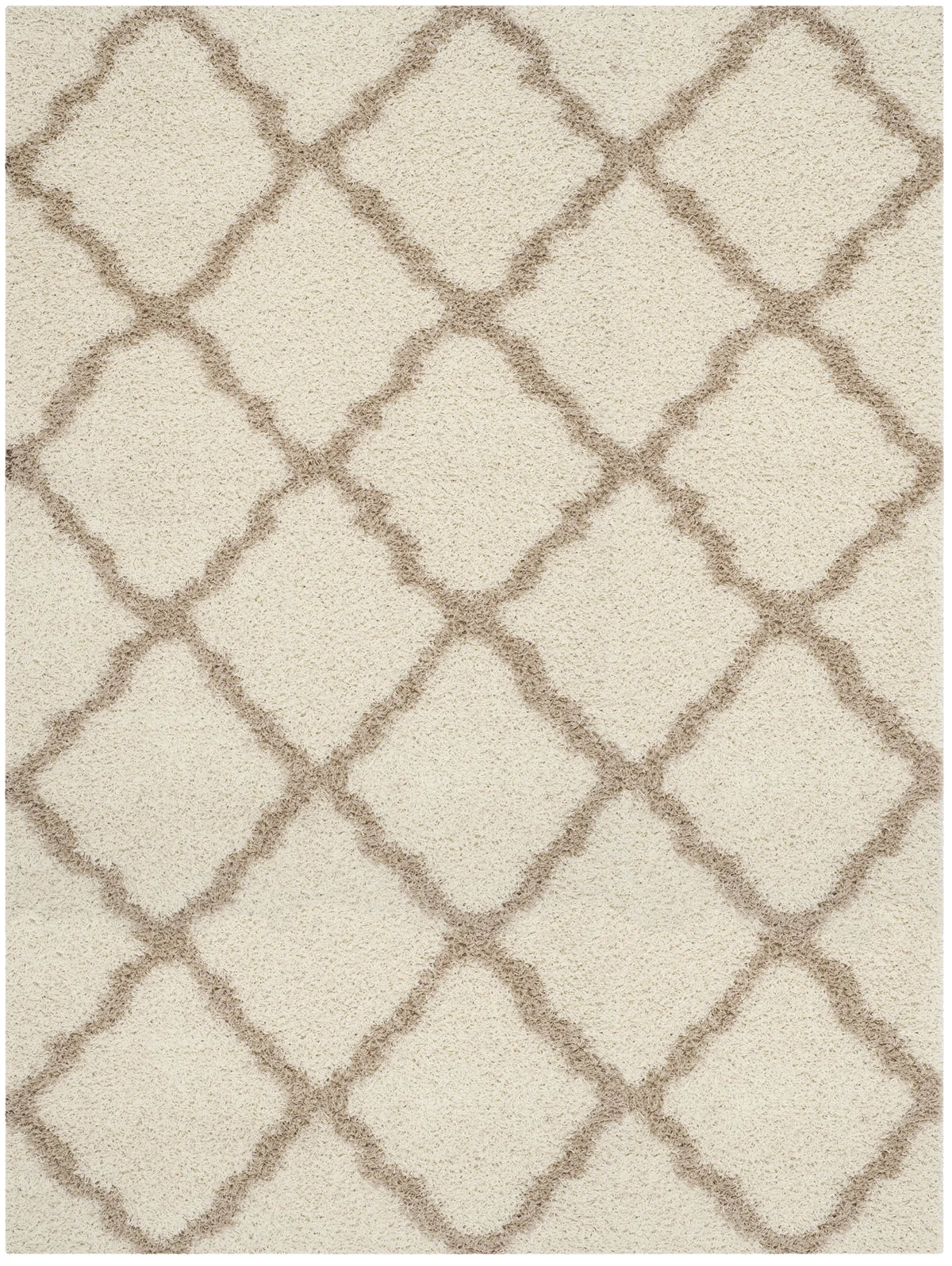Safavieh Sgd-Dallas Shag 10'-0" x 14'-0" Rug in Ivory / Beige