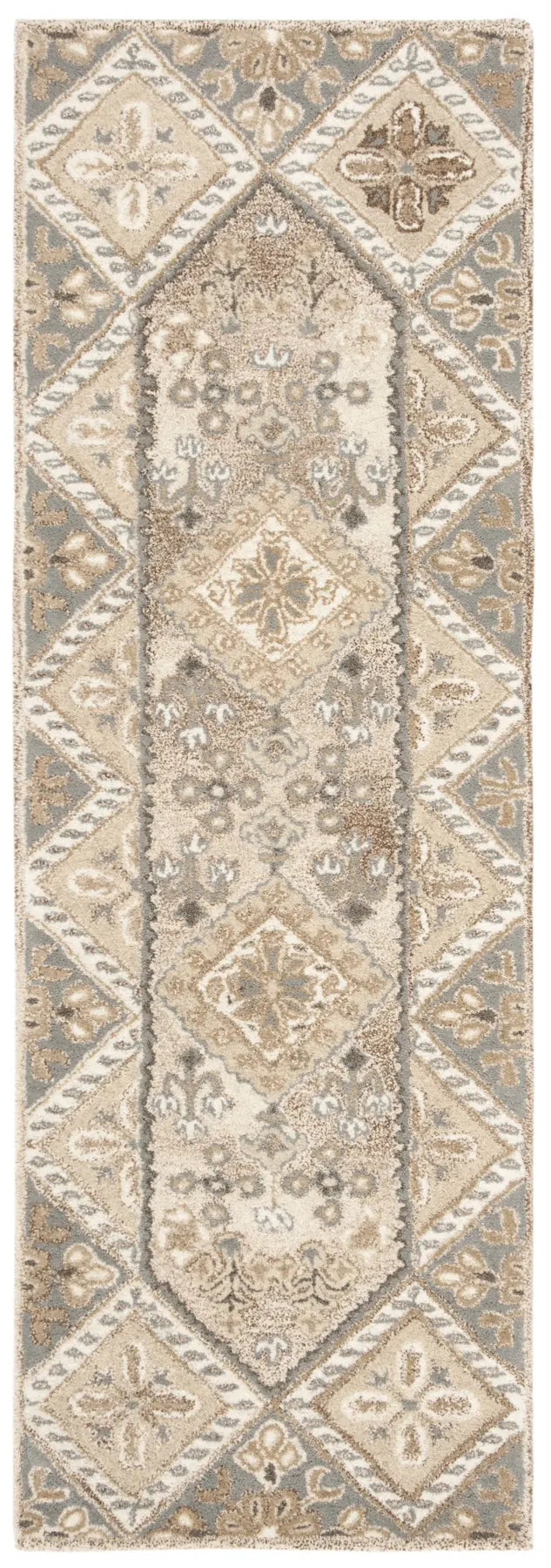 Safavieh Wyndham 2'-3" x 7'-0" Rug in Ivory / Grey