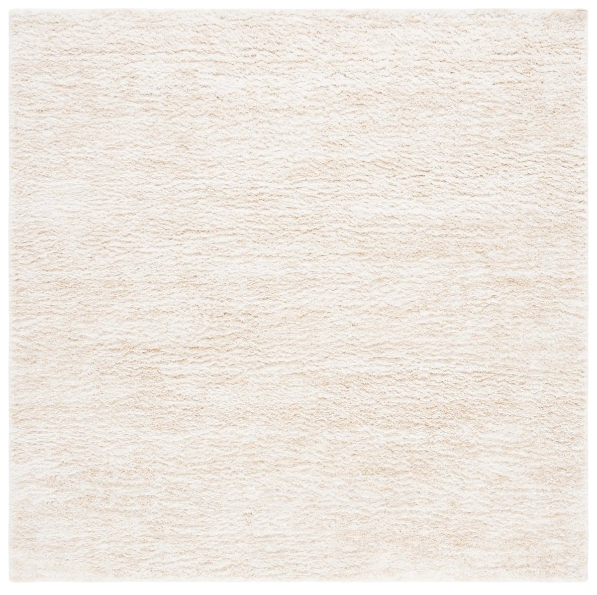Safavieh Berber Shag 8'-0" x 8'-0" Rug in Ivory / Beige