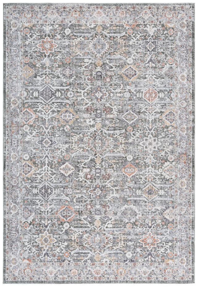 Safavieh Scarlett 400 4'-0" x 6'-0" Rug in Green / Ivory Rust