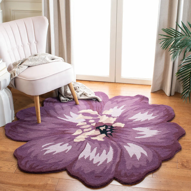 Safavieh Novelty 5'-0" x 5'-0" Rug in Lilac