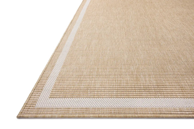 Loloi Easton ESN-05 Wheat / Ivory Rug - rug corner