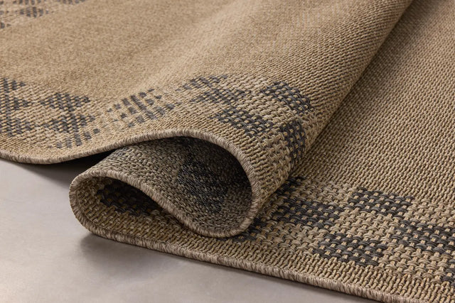 Chris Loves Julia x Loloi Providence PRC-01 Natural / Charcoal Rug - pile height