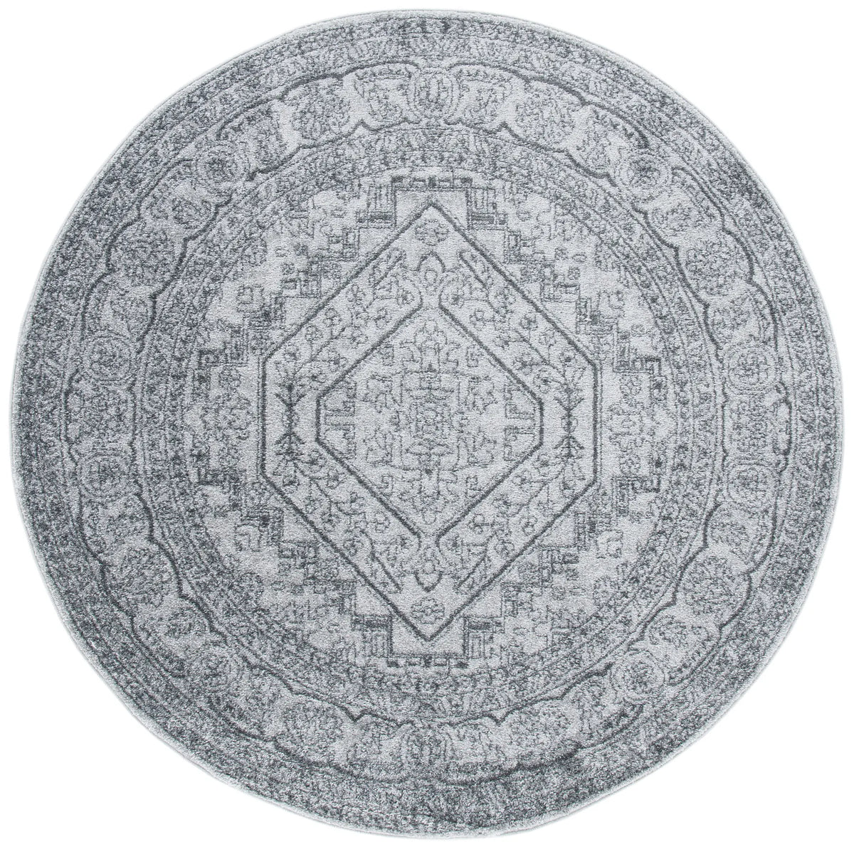 Safavieh Adirondack 6'-0" x 6'-0" Rug in Light Grey / Dark Grey