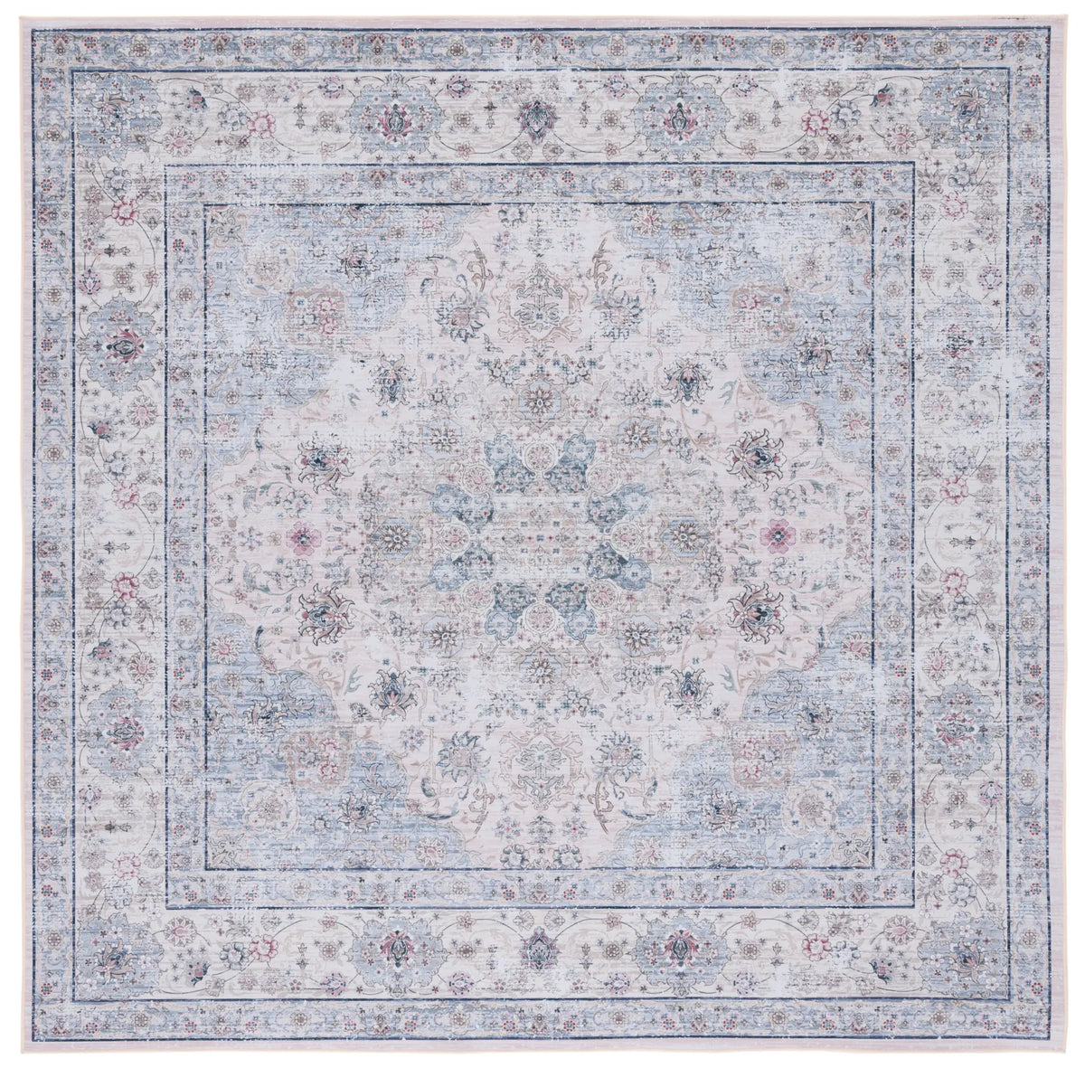 Safavieh Tucson 6'-0" x 6'-0" Rug in Beige / Green