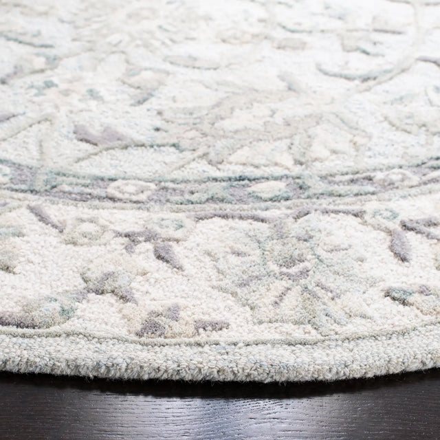 Safavieh Glamour 6'-0" x 6'-0" Rug in Light Blue / Ivory