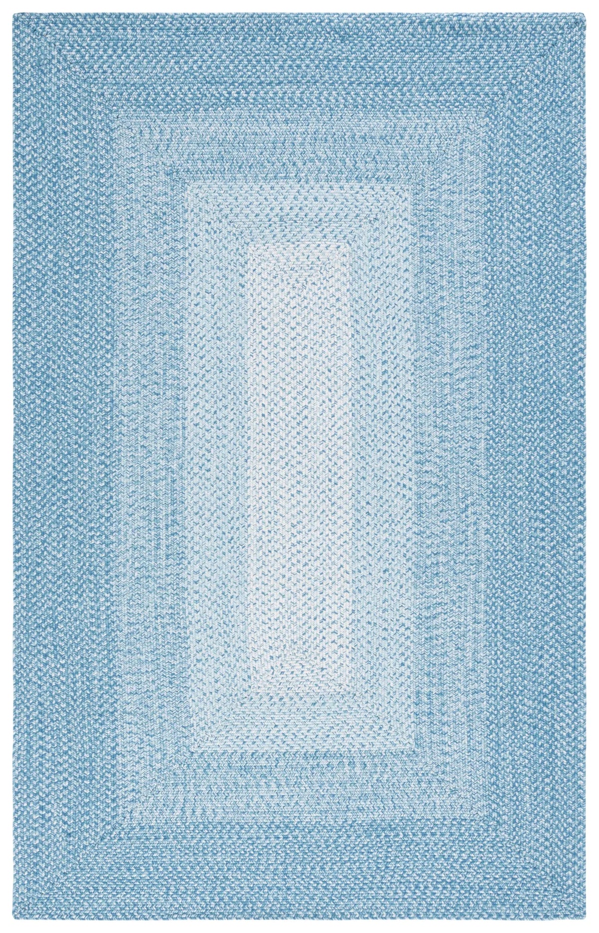 Safavieh Braided 4'-0" x 6'-0" Rug in Aqua
