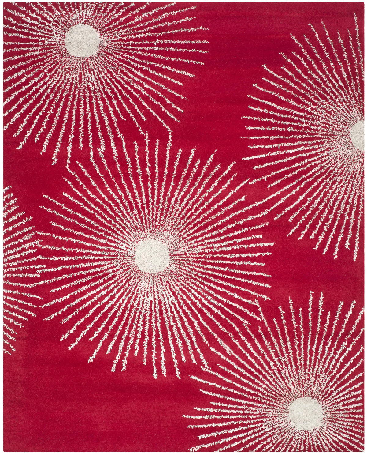 Safavieh Soho 9'-6" x 13'-6" Rug in Red / Ivory