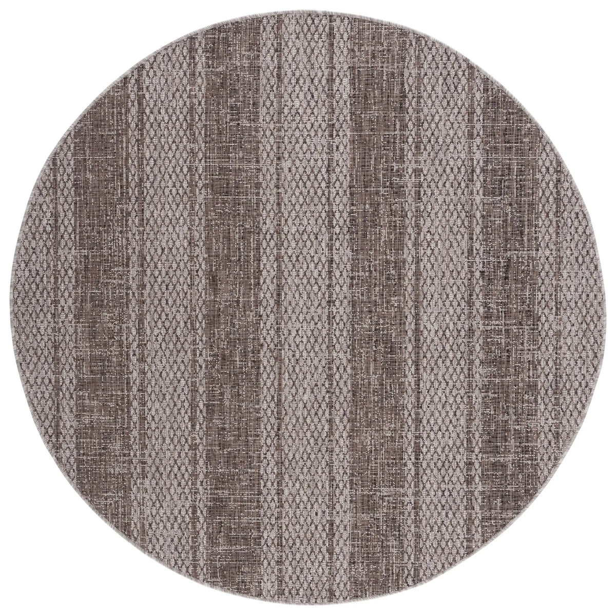 Safavieh Courtyard 6'-7" x 6'-7" Rug in Light Beige / Light Brown