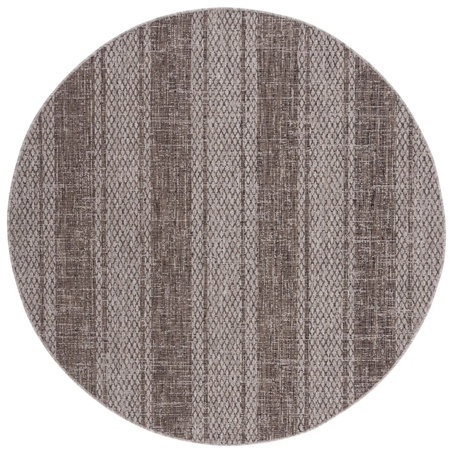 Safavieh Courtyard 6'-7" x 6'-7" Rug in Light Beige / Light Brown