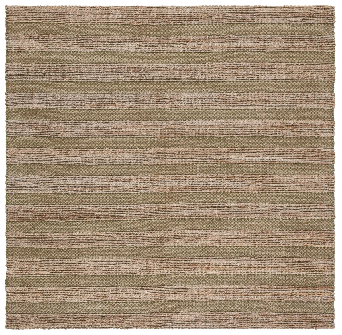 Safavieh Natural Fiber 6'-6" x 6'-6" Rug in Green / Natural