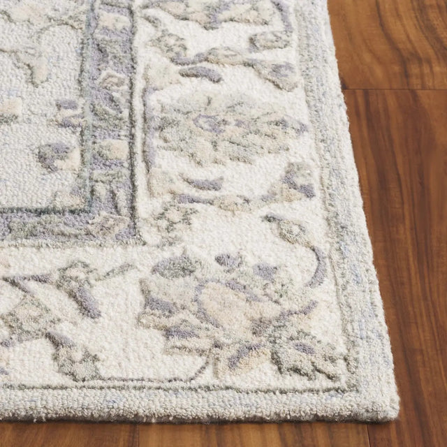 Safavieh Glamour 5'-0" x 8'-0" Rug in Light Blue / Ivory