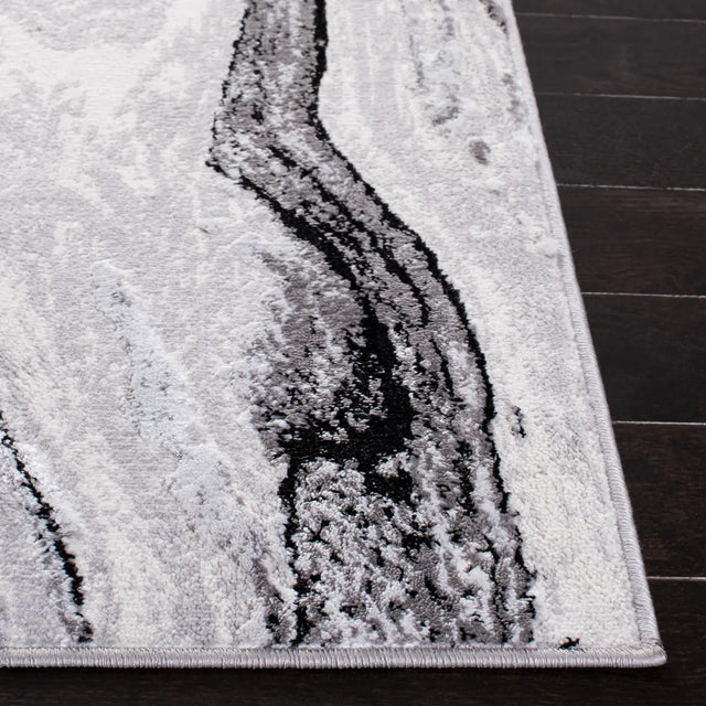 Safavieh Amelia 4'-5" x 6'-5" Rug in Grey / Gold