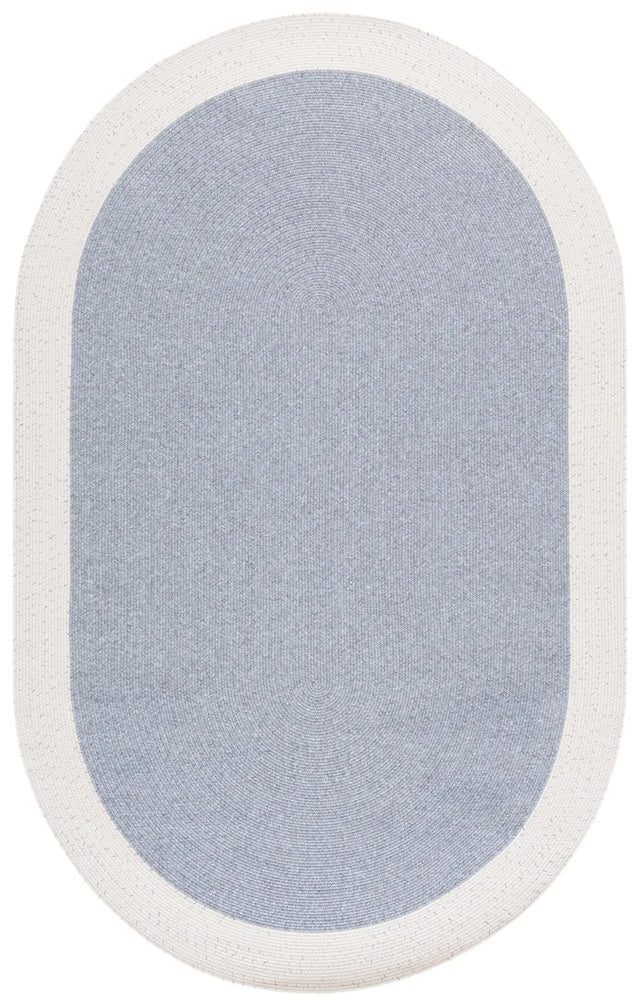 Safavieh Braided 5'-0" x 8'-0" Rug in Grey / Ivory