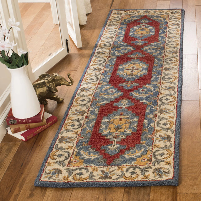 Safavieh Antiquity 2'-3" x 8'-0" Rug in Blue / Red